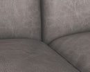 Sunpan Brandi Sofa Chaise in Camel Leather