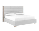 Sunpan Clara Bed In Ernst Sandstone/Silverstone - King