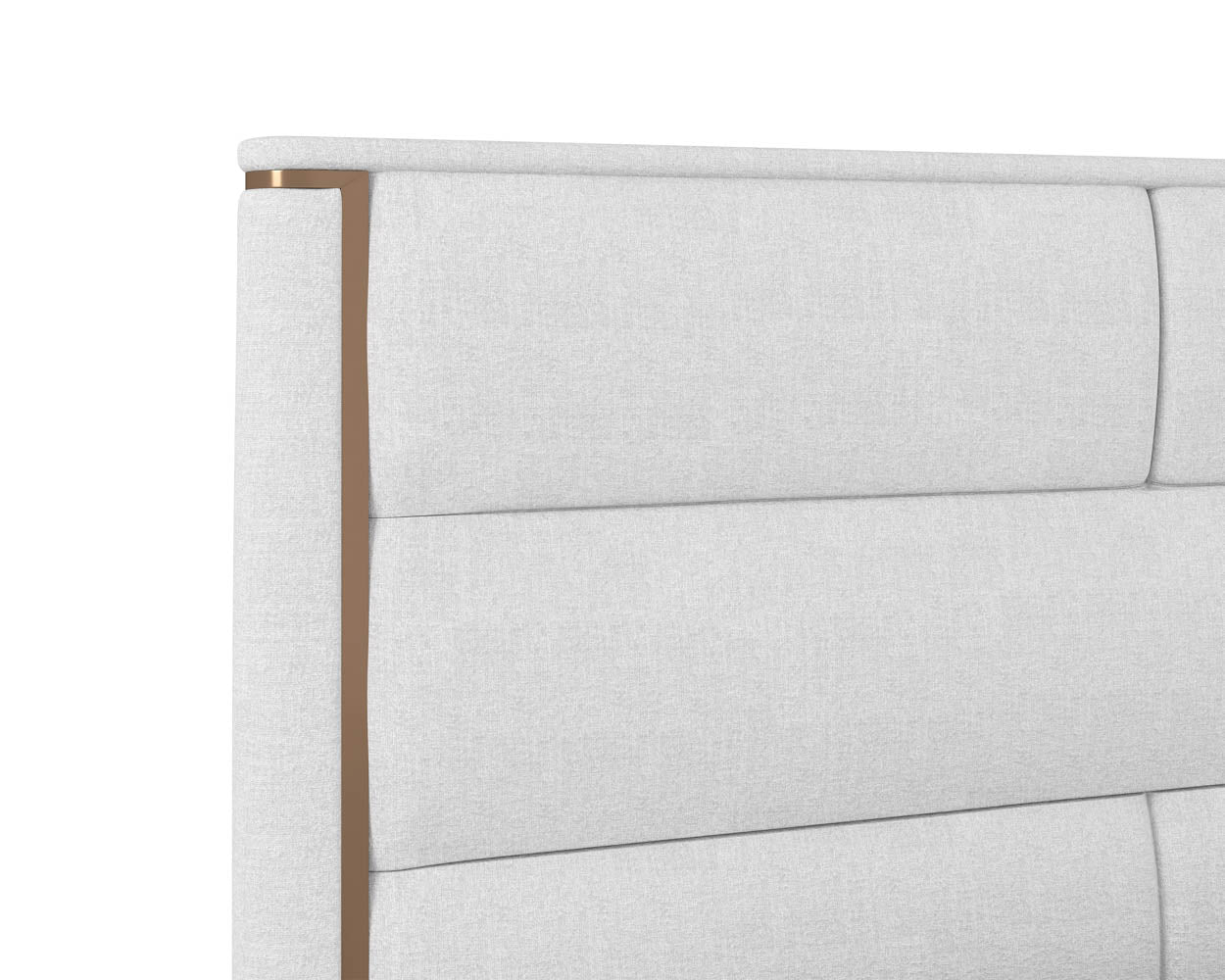 Sunpan Clara Bed In Ernst Sandstone/Silverstone - King
