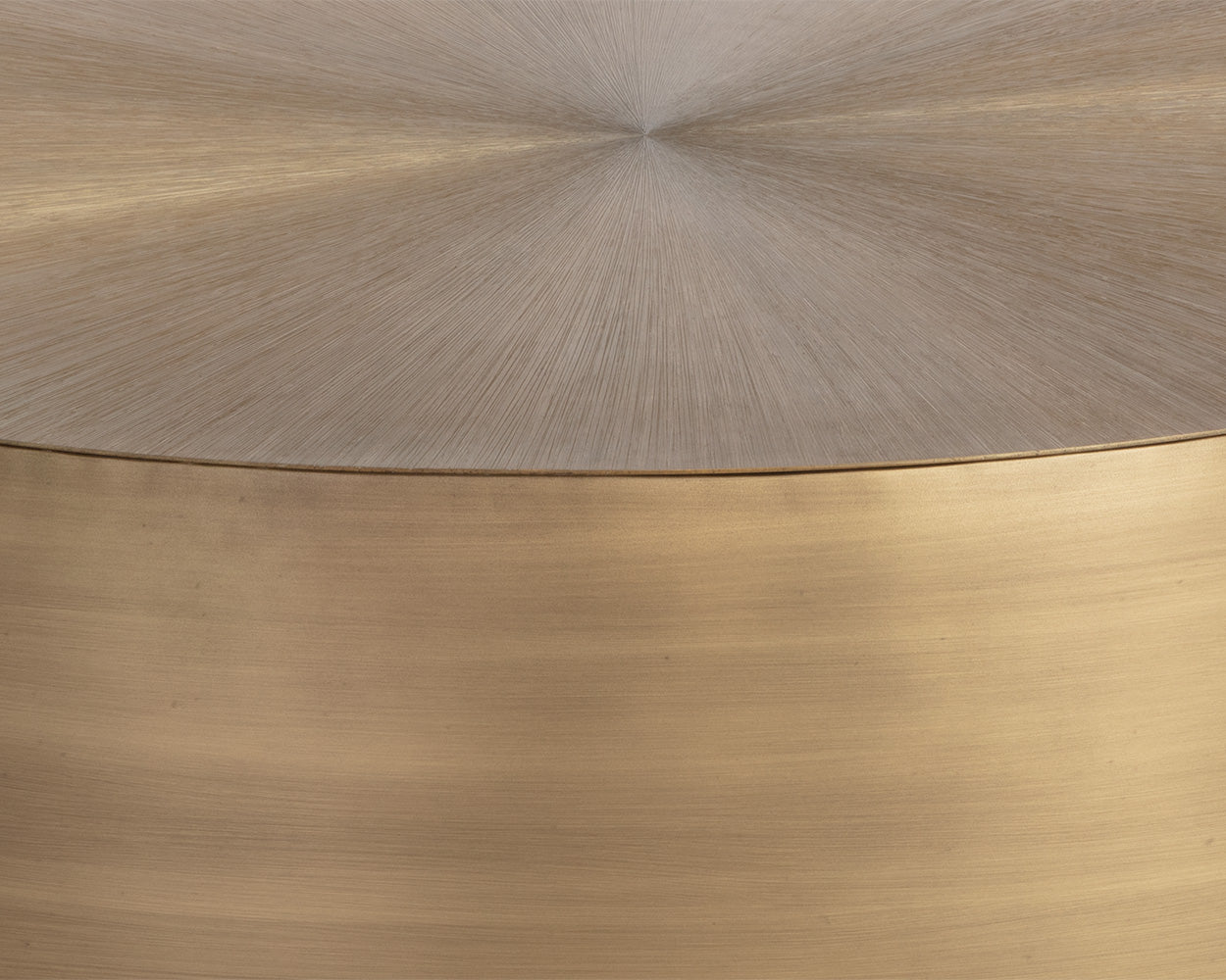 Sunpan Creed Coffee Table in Antique Gold / Gunmetal - Large