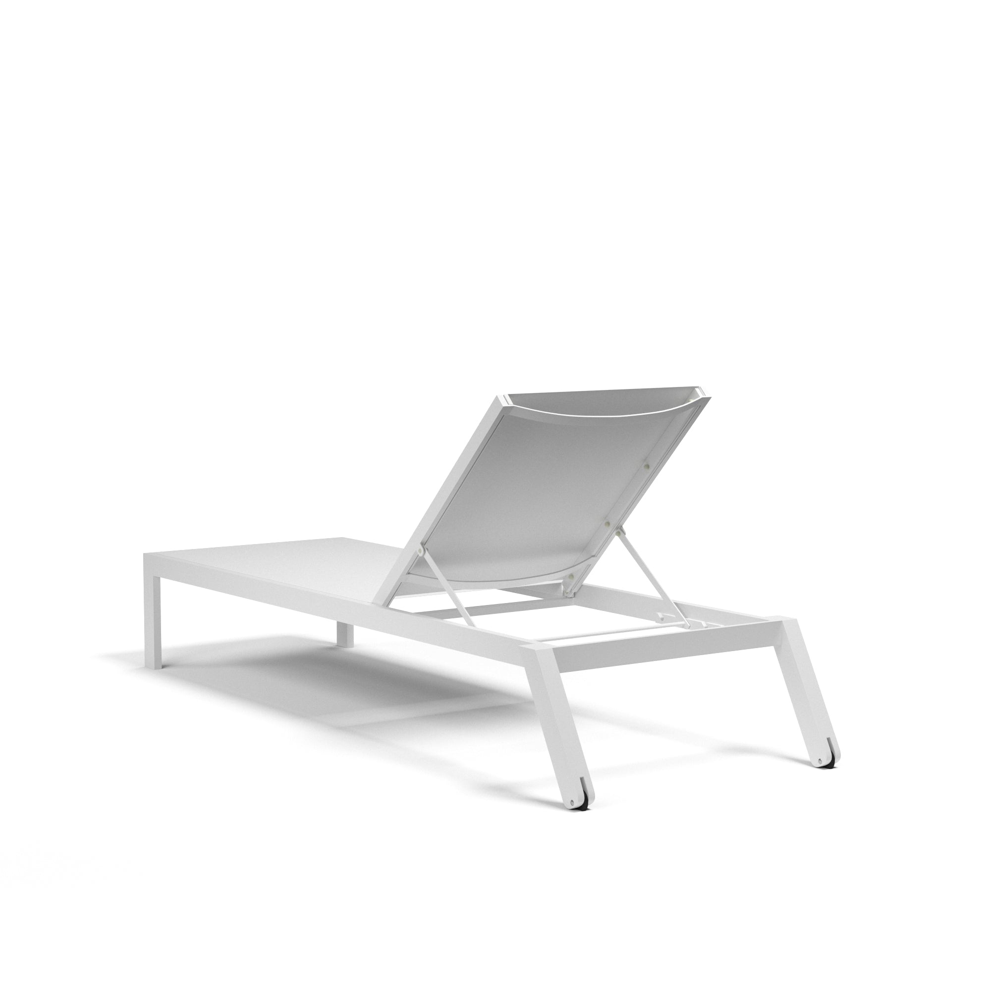 Sunset West Naples Aluminum Stackable Chaise Lounge