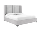 Sunpan Clemonte Bed In Dream Cream/Liv Indigo/Polo Club Stone - King