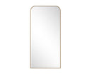 Sunpan Calabasas Floor Mirror In Rustic Oak