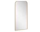 Sunpan Calabasas Floor Mirror In Rustic Oak