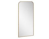 Sunpan Calabasas Floor Mirror In Rustic Oak