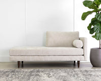 Sunpan Daytona Sofa in Aspect Forest/Dream Cream