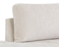 Sunpan Daytona Sofa in Aspect Forest/Dream Cream