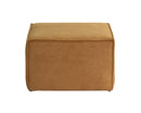 Sunpan Calista Ottoman In Abbington Navy/Navarro Stone/Treasure Gold - Small