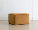 Sunpan Calista Ottoman In Abbington Navy/Navarro Stone/Treasure Gold - Small