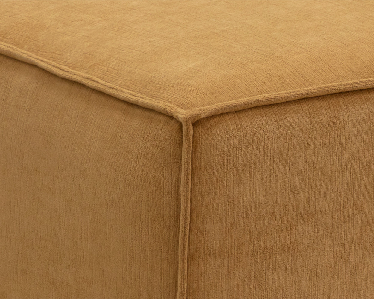 Sunpan Calista Ottoman In Abbington Navy/Navarro Stone/Treasure Gold - Small