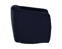 Sunpan Garrison Swivel Lounge Chair - Abbington Navy / Liv Dove