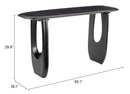 Zuo Modern Arasan Console Table in Black