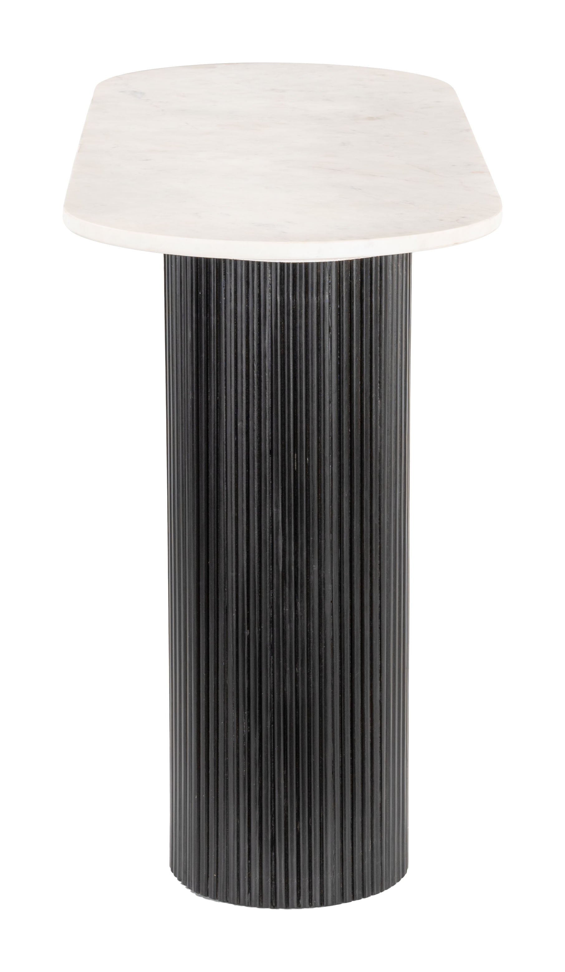 Zuo Modern Izola Console Table in White and Black