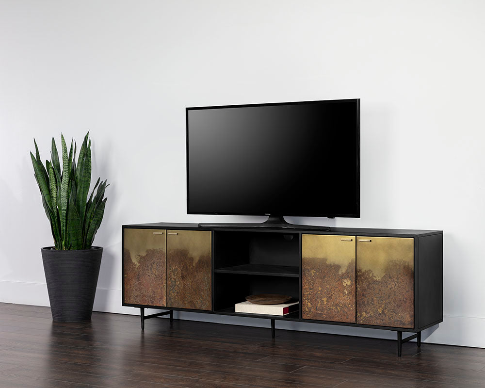 Sunpan Auburn Media Console And Cabinet
