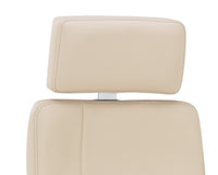Sunpan Dennison Office Chair in Black Leather/Cream Leather/Sand Leather