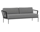 Sunpan Catania Sofa In Dark Grey And Copacabana Grey/Grey And Palazzo Taupe
