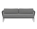 Sunpan Catania Sofa In Dark Grey And Copacabana Grey/Grey And Palazzo Taupe
