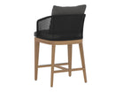 Sunpan Capri Counter Stool In Natural And Gracebay Grey/Smoke Grey And Copacabana Marble