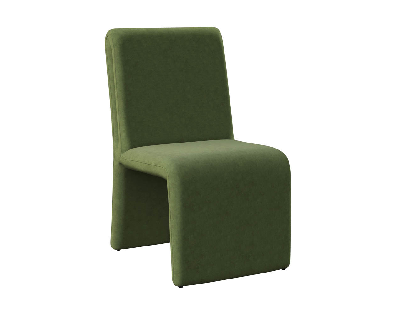 Sunpan Cascata Dining Chair in Effie Linen / Meg Rust / Moss Green / Marseille Black/Camel Leather