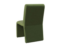 Sunpan Cascata Dining Chair in Effie Linen / Meg Rust / Moss Green / Marseille Black/Camel Leather