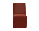 Sunpan Cascata Dining Chair in Effie Linen / Meg Rust / Moss Green / Marseille Black/Camel Leather
