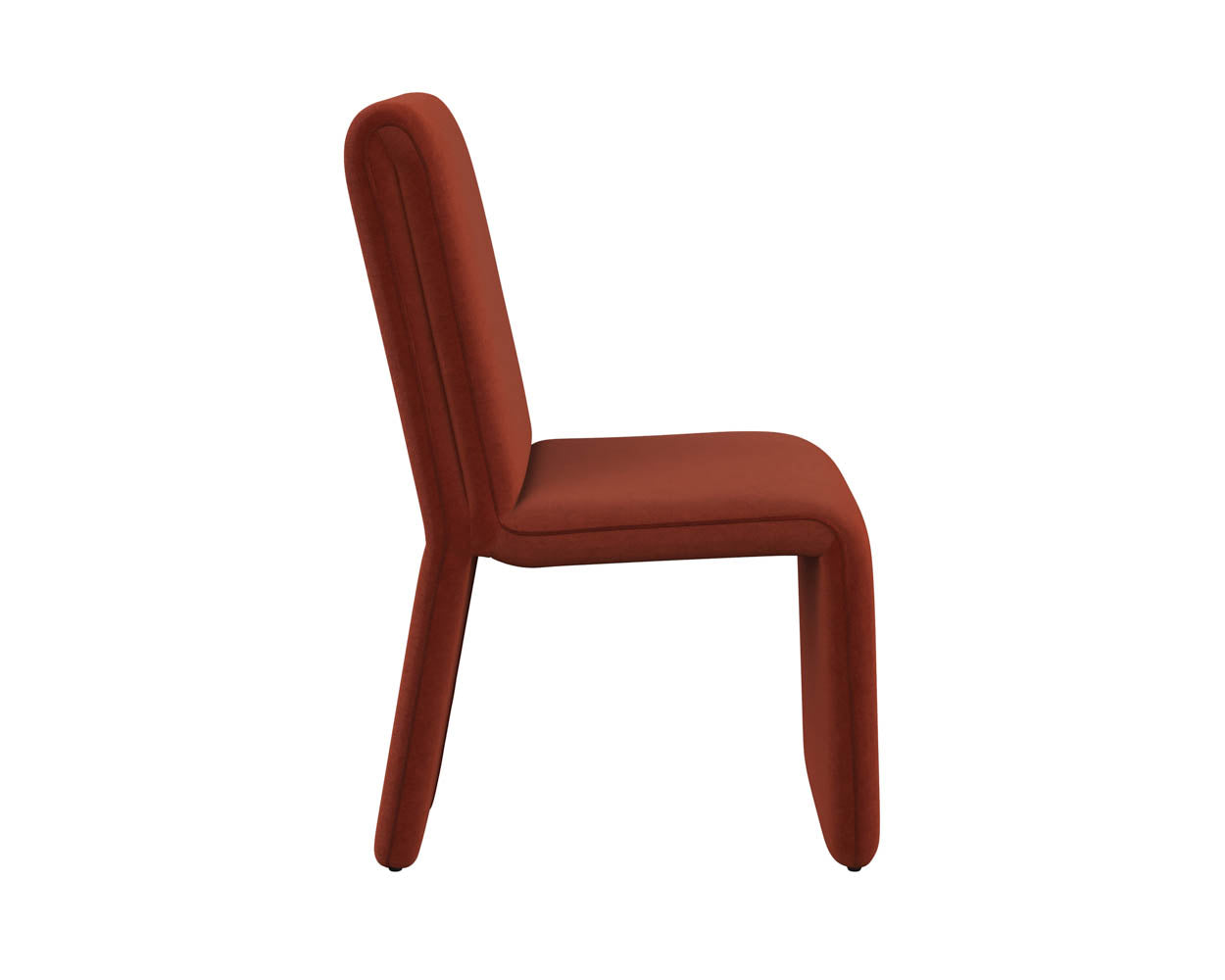 Sunpan Cascata Dining Chair in Effie Linen / Meg Rust / Moss Green / Marseille Black/Camel Leather
