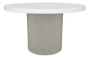 Sunpan Nicolette Dining Table Light Grey - Marble Look 55"