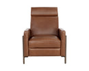 Sunpan Brandon Recliner - Shalimar Tobacco Leather