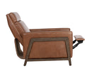 Sunpan Brandon Recliner - Shalimar Tobacco Leather