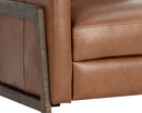 Sunpan Brandon Recliner - Shalimar Tobacco Leather