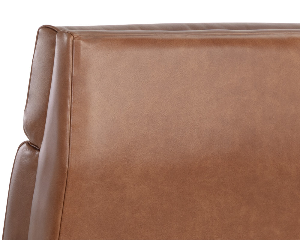 Sunpan Brandon Recliner - Shalimar Tobacco Leather