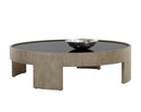 Sunpan Brunetto Coffee Table Large in Brown / Ash Grey