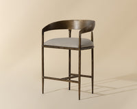 Sunpan Zanatta Counter Stool - Zenith Taupe Grey