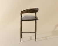 Sunpan Zanatta Counter Stool - Zenith Taupe Grey