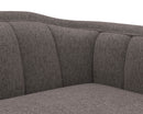 Sunpan Birrit Sofa in Alaska Hedgehog Brown / Noble Grey / Dove Cream