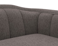 Sunpan Birrit Sofa in Alaska Hedgehog Brown / Noble Grey / Dove Cream