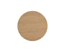 Sunpan Kalla Side Table in Charcoal / Rustic Oak