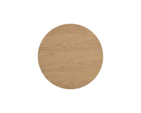 Sunpan Kalla Side Table in Charcoal / Rustic Oak