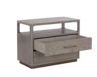 Sunpan Danette Nightstand in Black / Grey