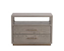 Sunpan Danette Nightstand in Black / Grey