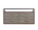 Sunpan Danette Dresser in Grey/Black