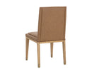 Sunpan Kalla Dining Chair - Milliken Cognac / Monument Oatmeal