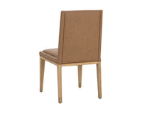 Sunpan Kalla Dining Chair - Milliken Cognac / Monument Oatmeal