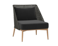 Sunpan Andria Lounge Chair - Palazzo Taupe / Arashi Black