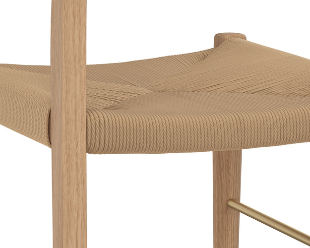 Sunpan Bondi Counter Stool in Light Oak