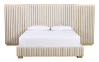 Sunpan Tarrant Bed - King - Monument Oatmeal