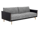 Sunpan Aashi Sofa - Nash Zebra / Coal Black