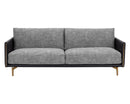Sunpan Aashi Sofa - Nash Zebra / Coal Black