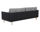 Sunpan Aashi Sofa - Nash Zebra / Coal Black