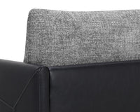 Sunpan Aashi Armchair - Nash Zebra / Coal Black